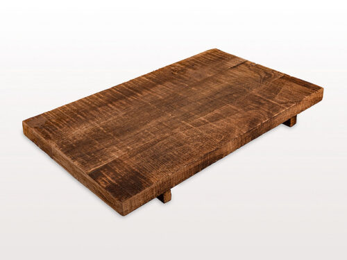 Holzplatte «Bank» dunkel