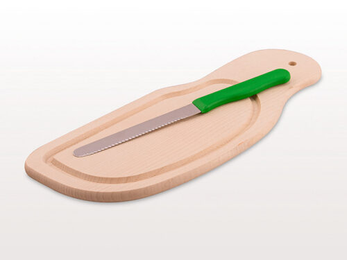 Messerbrett Mini mit Frühstücksmesser