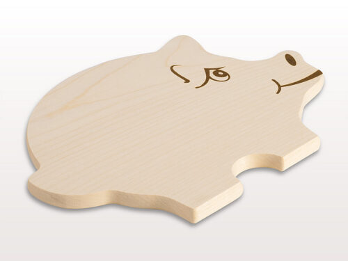 Schneidebrett „Schweinchen rundlich/Spar-Säuli"