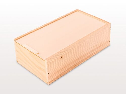 Weinkiste NATUR für 2 Flaschen