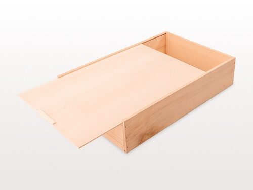 Weinkiste NATUR  für 6 Flaschen, nebeneinander