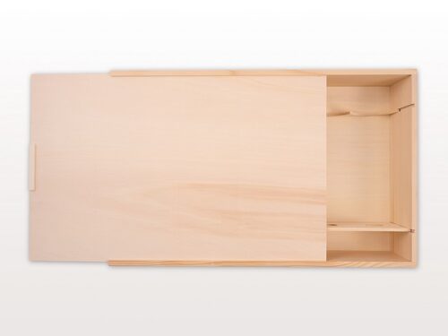 Weinkiste NATUR für 6 Flaschen, Guillotinen