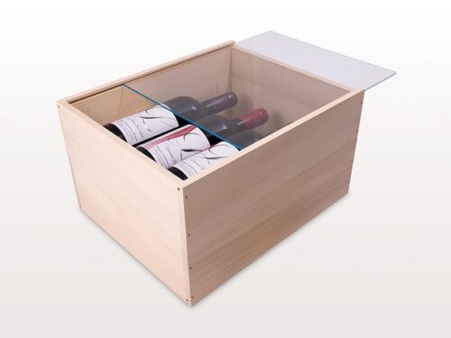 Weinkiste PLEX für 3 Flaschen