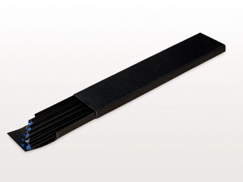 Swarovski Bleistifte, schwarz, Perle blau