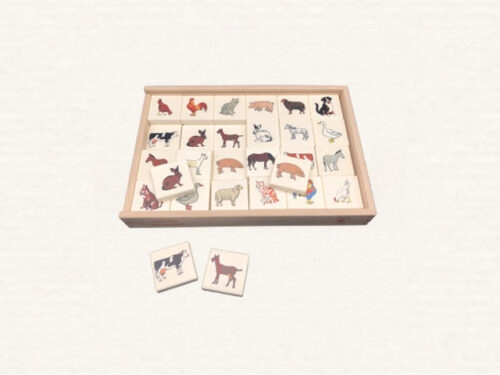 Holz-Mermory Bauernhof 48-teilig