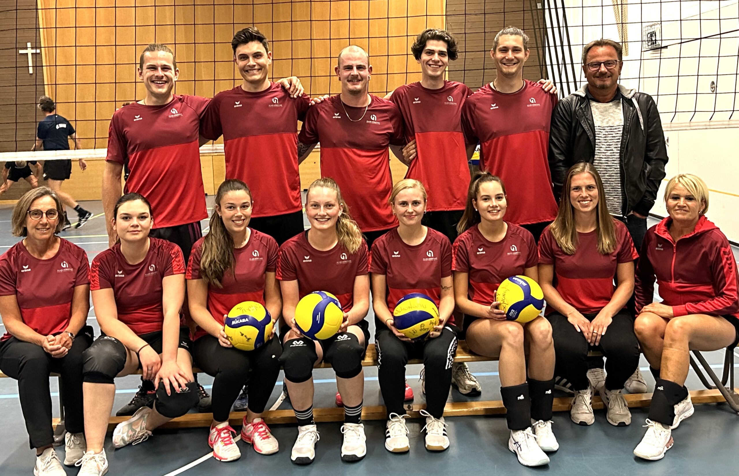 Alles Huebscher AG Sponsoring Mixed Volleyball Schongau